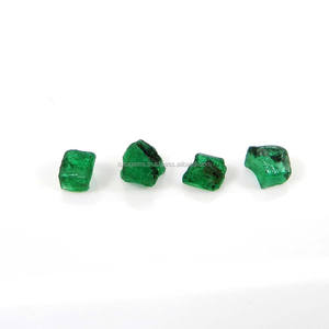 Joyería de piedras preciosas naturales, gemas de 4x3mm - 5x4mm 2,25 Cts Ishu verde esmeralda colombiana, 4 Uds. - Product Image 1