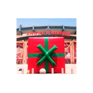 Inflatable <b>Christmas</b> Decorations <b>Gift</b> <b>Box</b> Festive Holiday Ornament for Interior Design - Product Image 1