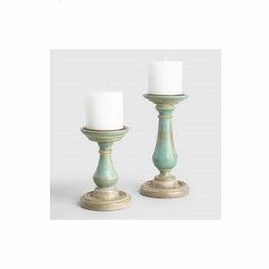 VINTAGE WOODEN <b>CANDLE</b> HOLDER - Product Image 6