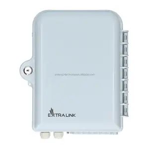 Extralink emma caixa terminal de fibra óptica, 16 núcleo fttx comunicação sistema de rede de fibra óptica equipamentos