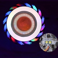 Yuvarlak Motosiklet Projektör Led Far Melek Gözler