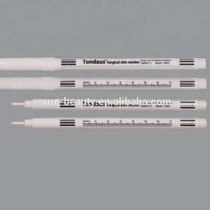Witte Inkt Chirurgische Huid Marker Pen met papier heerser - Product Image 6