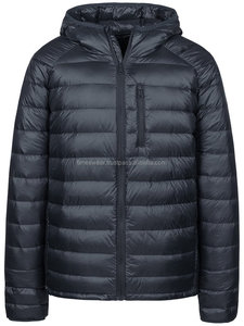 <b>Men's</b> High Quality <b>Lightweight</b> Woolen Hooded Puffer Down <b>Jacket</b> Bubble Winter <b>Jacket</b> with Zipper Closure and Polyester Filling - Product Image 3