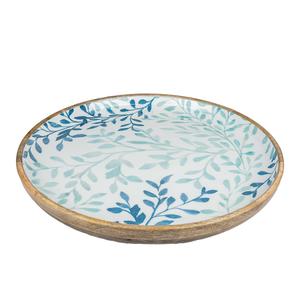 Cuencos Redondos de Madera para Servir en Bodas, Diseño Clásico Ecológico, Marca TLT, Modelo 18WT-005 - Product Image 1