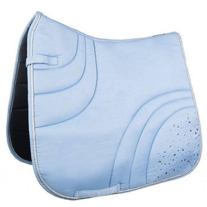 Tissu de satin de polyester matelassé Tapis de selle de saut de cheval anglais Remplissage de mousse de coton Doublure en polycoton Fournisseurs et fabricants - Product Image 2