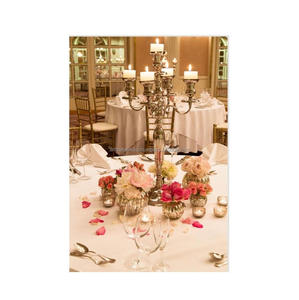 New 5 Arm <b>Gold</b> <b>Candelabra</b> Elegant Luxury Design Perfect for Home Decor Weddings and Special Events Stunning Centerpiece - Product Image 3