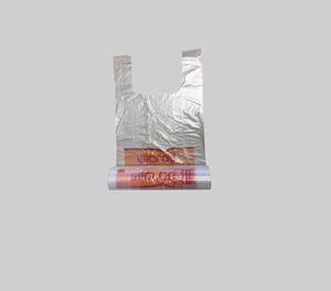 t-shirt plastic <b>bags</b> on roll for food made in Vietnam - Product Image 1