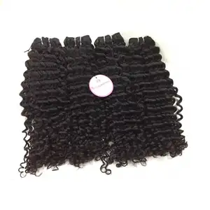 Feixes de cabelo humano vietnamita encaracolado solto trançado um donador luxshine ruby