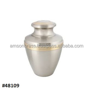 Best Quality Black Finished <b>Keepsake</b> Urns Metal Brass Funeral <b>Keepsake</b> Urn Small Two Tone Metal Cremation Urn - Product Image 5