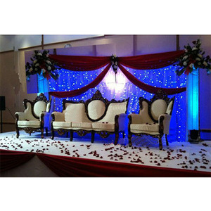 ชุดโซฟาเบดสีดำสำหรับงานแต่งงาน,ชุดเฟอร์นิเจอร์แกะสลักแบบโบราณสำหรับเวทีงานแต่งงานชุดโซฟาสำหรับมุสลิม - Product Image 1