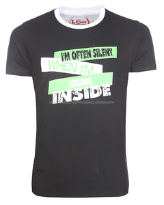 Camiseta de algodón de manga corta para hombre, prenda de vestir, de calle, con estampado gráfico personalizado, de verano, venta al por mayor - Product Image 1