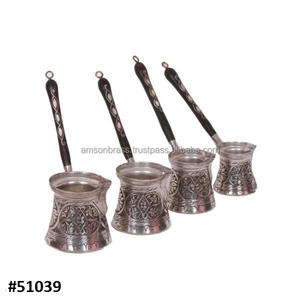 Indian Hand Hammered Pure Copper <b>Coffee</b> Pot <b>Turkish</b> Style - Product Image 4