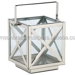Portavelas decorativo de calidad de exportación para decoración de hogar y fiesta de eventos, farol de vela de Color dorado metálico para iluminación navideña - Product Image 4