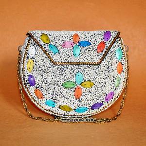 กระเป๋าเงินโลหะพร้อมลูกปัดดีไซน์วินเทจกระเป๋ากุ๊ยขนาดเล็ก - Product Image 6