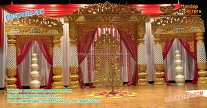 ที่สวยงามJharokhaกรอบเวทีสำหรับการแต่งงานอินเดียจัดงานแต่งงานอินเดียเวทีตกแต่งเอเชียเวทีงานแต่งงานชุดผู้ผลิต - Product Image 5