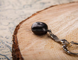 Shungite piedra pulido llavero/Schungit piedra - Product Image 1