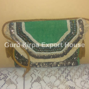 Femmes Inde Handcrafted Utility Custom Luxury Clutch Bag Bohemian Women Messenger Bag Ladies Beaded Evening Clutch Bags - Product Image 5