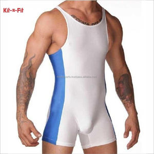 Pakistan Vente en gros Prix bon marché Conception personnalisée Sublimation pour hommes Maillots de lutte Fabricant Enfants Singlet de lutte - Product Image 6