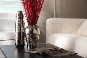 Jardinière en aluminium martelé pour la décoration de la maison et du jardin - Product Image 2