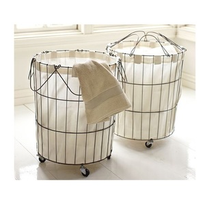 Metal <b>Wire</b> Laundry <b>Basket</b> - Product Image 1