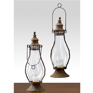 Lanterne de bougie en verre - Product Image 1