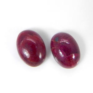 Gran oferta 14x10mm cabujón ovalado piedra preciosa de rubí Rosa Natural - Product Image 1