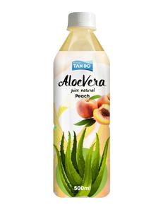 Boisson aux fruits tropicaux aromatisée à l'aloe vera, purée de l'aloe vera, faible en gras, boisson saine, bouteille de 500 ml, boisson naturelle à la pulpe d'aloe vera, rafraîchissement quotidien - Product Image 2