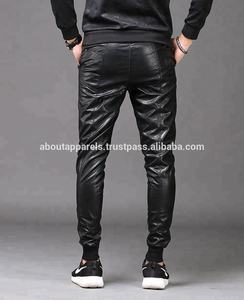 คอลเลคชั่นใหม่ฤดูใบไม้ร่วง2022กางเกงหนังแกะสำหรับผู้ชายกางเกงขาสั้นแฟชั่นกางเกงวิ่งกันน้ำกันรอยยับเอวต่ำ - Product Image 5