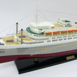 Modelo de Barco de Crucero de Madera SS ROTTERDAM - Artesanía de Buena Calidad, Marca GIA CO. LTD NHIEN, Origen Vietnam, Modelo CS1080P - Product Image 2