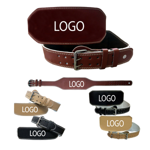 เข็มขัดออกกำลังกายหนังวัวยกน้ำหนักปรับได้เพื่อความสบาย - Product Image 6