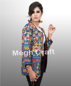 Chaqueta tradicional bordada kutch, chaqueta india para mujer, chaqueta hippie Bohemia gitana Banjara - Product Image 2