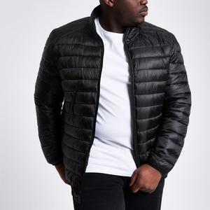 Veste matelassée pour homme, chaude pour l'hiver, sans capuche, en toile, polyester, nylon, coupe-vent, respirante, couleur personnalisée - Product Image 2