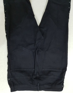 กางเกงยีนส์สีดำเอวสูงเซ็กซี่สำหรับผู้หญิง พร้อมเชือกผูกด้านข้าง ทรงสลิมฟิตแบบขาดๆ  สินค้าล็อต/ยกชุดจากบังคลาเทศ (ยกเลิกการสั่งซื้อ) - Product Image 5