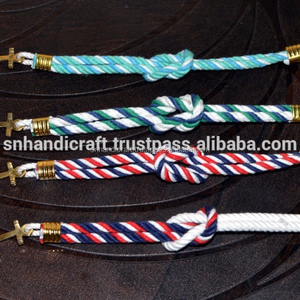 Premium Quality REEF KNOT <b>BRACELET</b> ANCHOR <b>ROPE</b> <b>BRACELET</b> HANDMADE <b>ROPE</b> <b>BRACELET</b> - Product Image 1