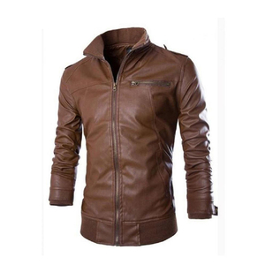 Veste de toilette pour hommes adultes, col à fermeture éclair, solide - Product Image 6