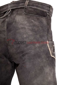 Estilo alemán Trachten Lederhosen Oktoberfest Party Wears Plus Size Pantalones cortos bordados Antiarrugas y transpirable Suministro OEM - Product Image 2