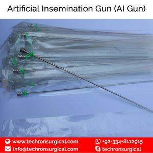 Arma de ia Animal de alta calidad hecha en pakistán, instrumento veterinario pistola de inseminación Artificial de acero inoxidable, pistola de ia de la mejor calidad - Product Image 2