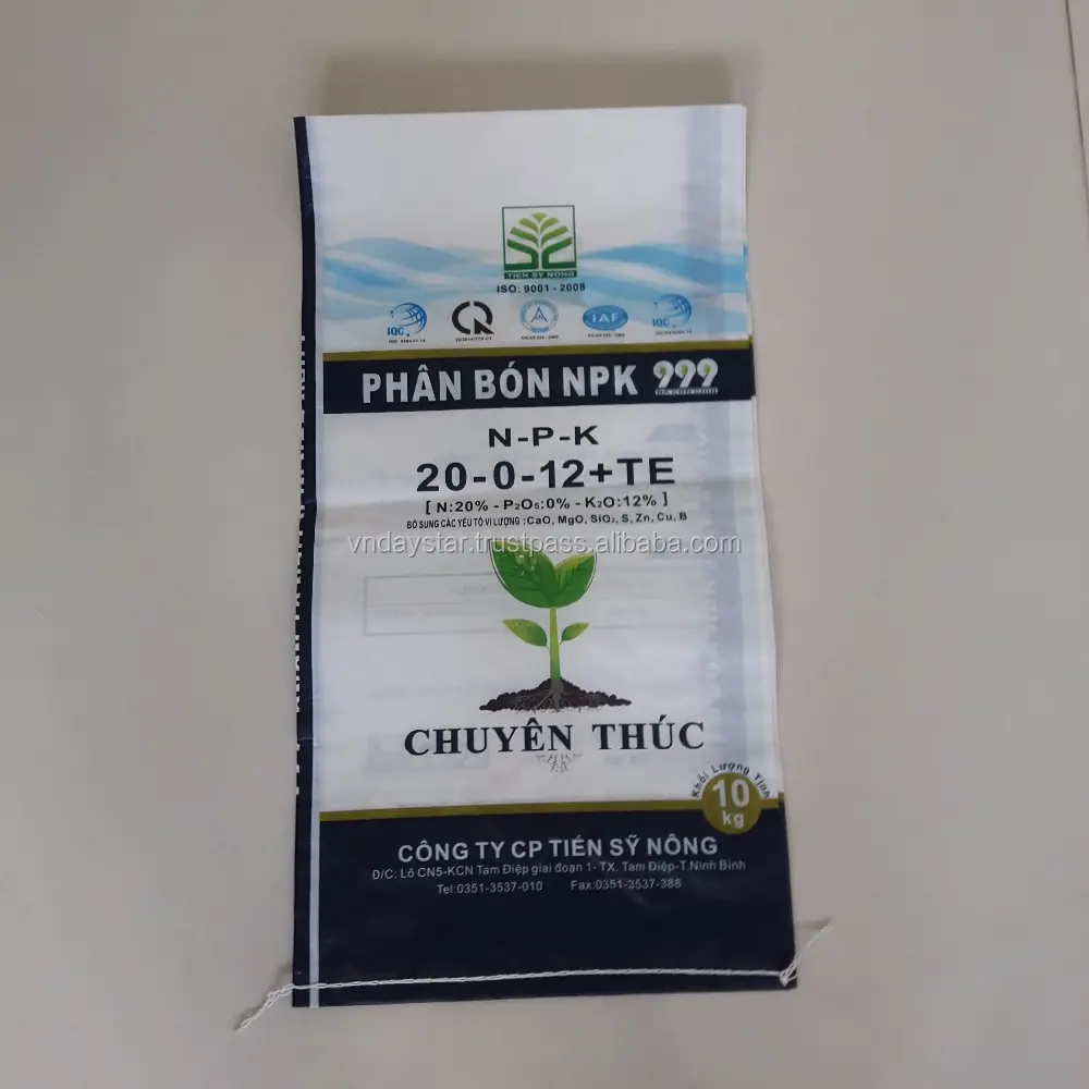 Small Size Fertilizer Packaging Bag PP Woven Bags Made In Vietnam