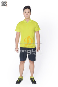 Proveedor de Vietnam Unisex para camisas Pareja Camisetas Punto 100% Poliéster Carta Secado rápido Transpirable Bajo MOQ Diseño personalizado - Product Image 6