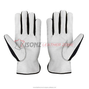 Gants de travail en cuir personnalisés anti-impact avec des caractéristiques anti-coupure et antidérapantes pour la protection des mains - Product Image 4