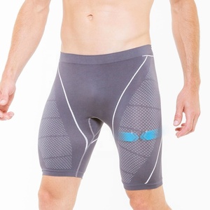 Short de survêtement de compression pour unisexe Biker Workout Fitness Gym Wear Solid - Product Image 1