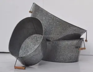 อ่างแช่ไวน์สำหรับปลูกต้นไม้สไตล์วินเทจสำหรับบ้านบาร์ร้านอาหารงานแต่งงานของโรงแรมงานปาร์ตี้ปีใหม่ถังแช่ไวน์ถังเครื่องดื่มน้ำแข็ง - Product Image 1