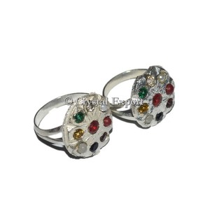 Anillo de Chakra curativo R 139 Planet Vastu, compra en línea, de cristal - Product Image 3