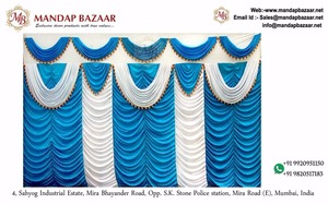 Toile de fond de scène et de décoration de mariage MBBD006 de Mandap Bazaar en; 41826 - Product Image 3