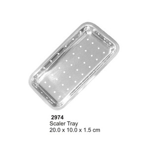 Plateau détartreur d'instruments chirurgicaux et dentaires creux en acier inoxydable 2974 Mahersi certifié CE - Product Image 1