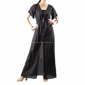 NAPAT Instyles-kimono con borlas florales para mujer, chaqueta cárdigan Estilo vintage para verano - Product Image 1