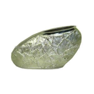 Vase à fleurs en métal aluminium avec base carrée, taille, forme et couleur personnalisées, vaisselle en métal - Product Image 6