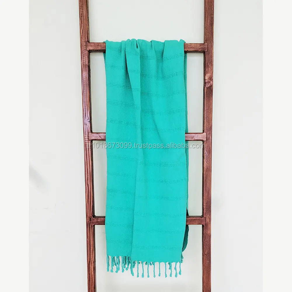 Asciugamano Peshtemal di personalizzazione-verde-40x70 pollici 100x180cm-asciugamano Stonewashed, ultrasoft, ordine minimo basso collezione di lavaggio Vintage made in Turkish