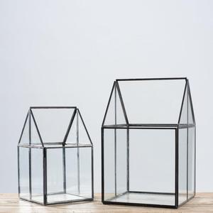 Geometric Glass Terrarium/Glass Terrarium for <b>Plant</b> Holderbox Jewelry Accessories Jewellery Boxes - Product Image 1