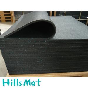 Alfombrilla de <span class=keywords><strong>Goma</strong></span> Antideslizante de Alta Calidad <span class=keywords><strong>para</strong></span> Gimnasio y Salas Deportivas, 500x500mm, 20mm de Grosor, Lisa, Aislante de Impactos y Reductora de Ruido - Product Image 3
